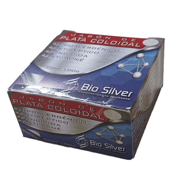 jabon de plata coloidal 100 gr, belleza, cuidado de la piel y cuerpo