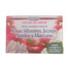 jabon cosmetico a base de rosas, jazmin, nardo, manzana, 90gr, cuidado de la piel, belleza - Image 2